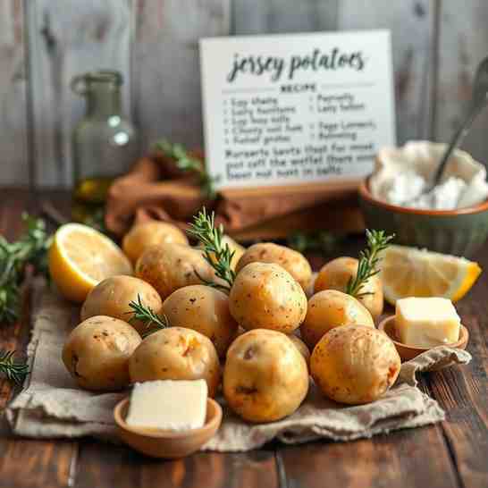 Jersey Royal Potatoes - GF/DF Vegetarian Recipe